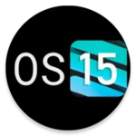 os15 dark emui 9/10 theme android application logo